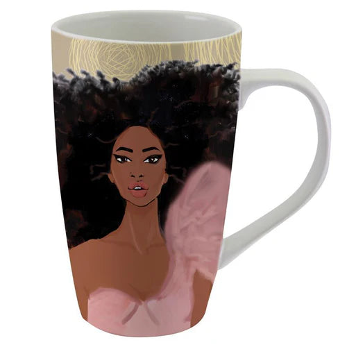 Be Strong and Courageous Latte Mug